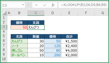 Excel の Xlookup 関数を使ってみませんか Livestyleクラウドサービス